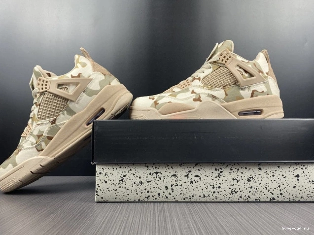 Air Jordan DJ1193-200 4 May x Camo Aleali 0525